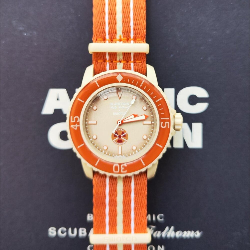 Swatch X Blancpain Arctic Ocean Scuba Fifty Fathoms
